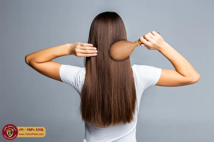 Brushing the hair